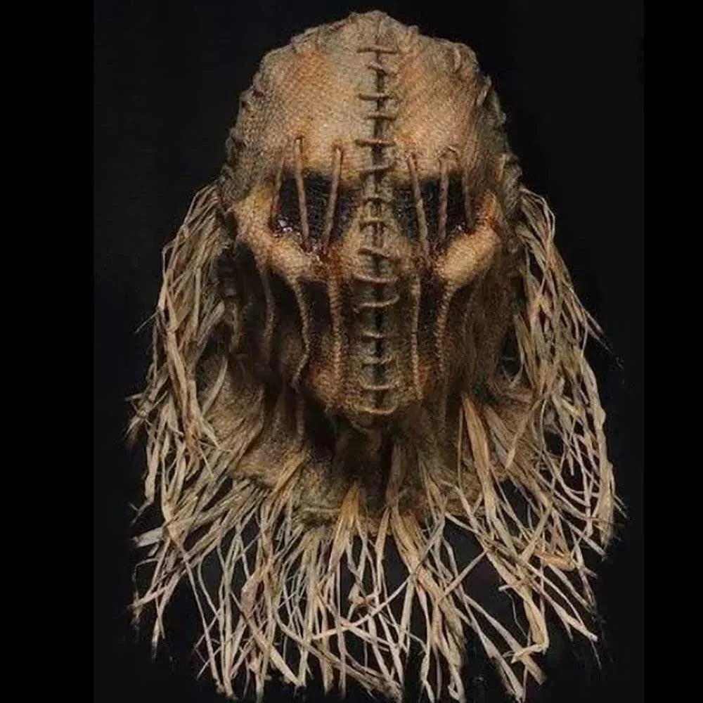 Halloween Scarecrow Mask – Creepy Burlap Cosplay Headgear