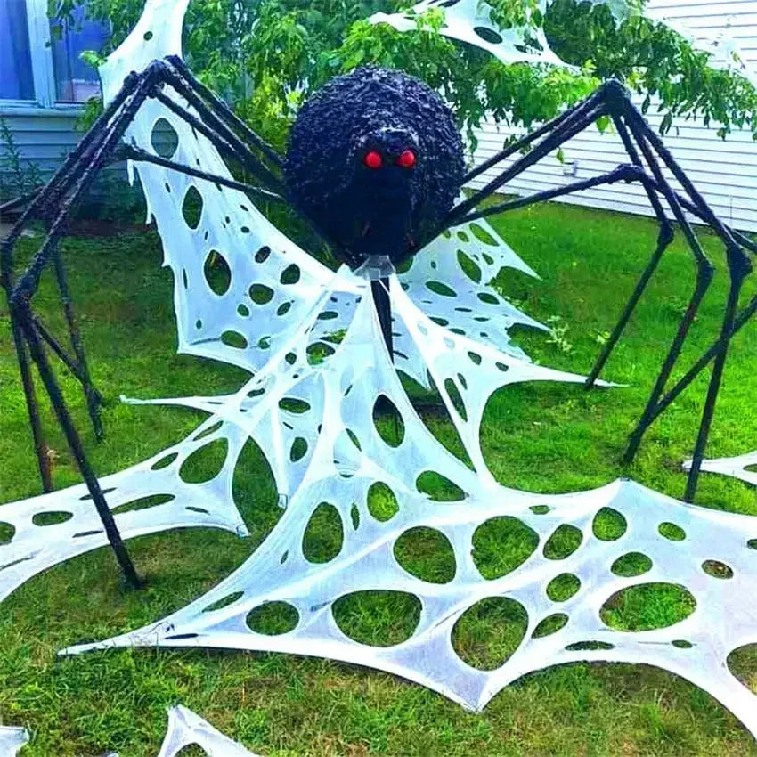 Giant Stretchy Spider Web – Halloween Outdoor Decor
