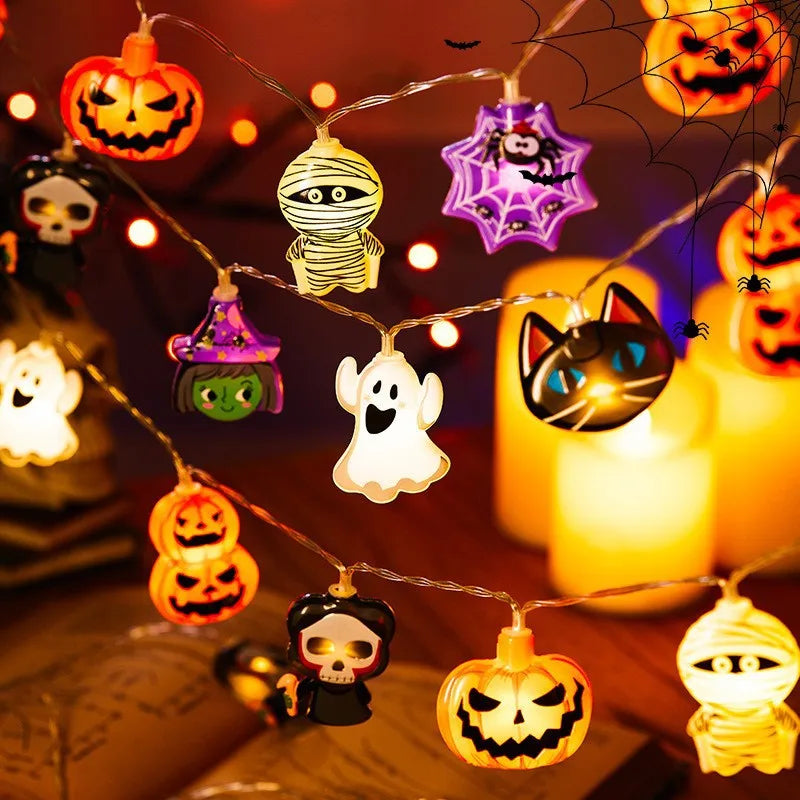 Halloween Hanging Ornaments – Skull, Pumpkin & Ghost Decor