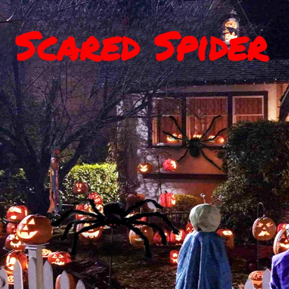 Halloween Giant Spider – Super Realistic Outdoor & Party Decoration