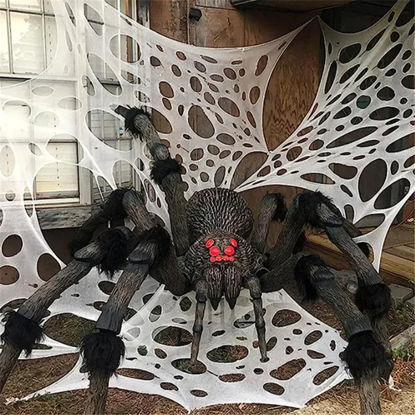 Giant Stretchy Spider Web – Halloween Outdoor Decor