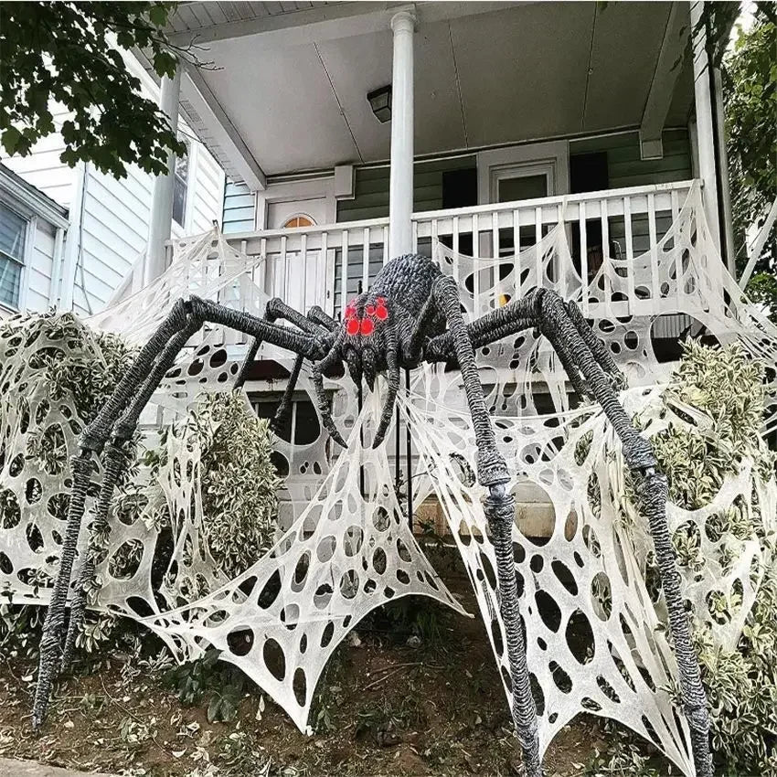 Giant Stretchy Spider Web – Halloween Outdoor Decor
