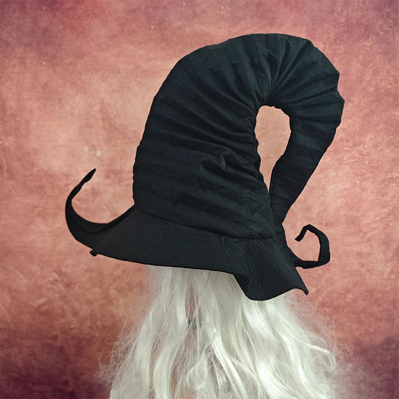 Classic Black Witch Hat – Halloween Costume Accessory