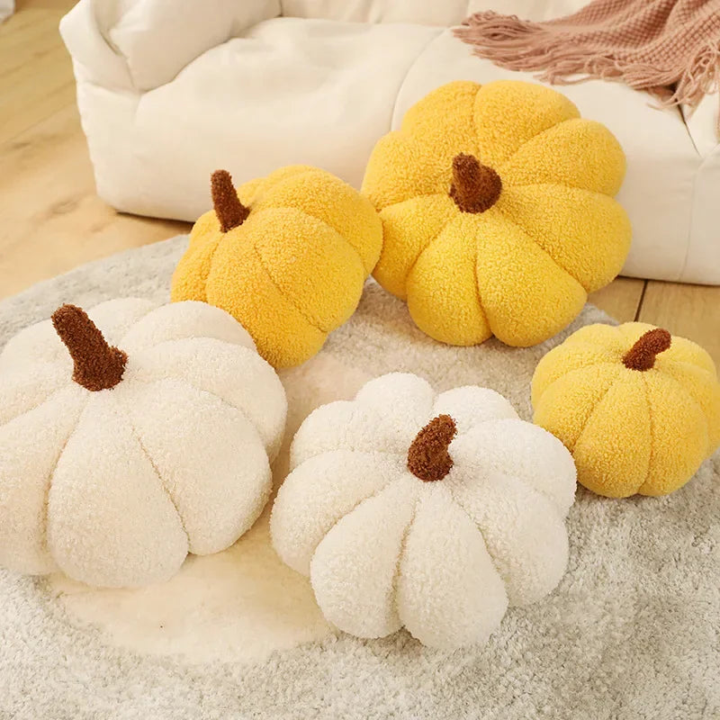 Kawaii Nordic Halloween Pumpkin Plush – Soft Stuffed Doll & Decorative Pillow