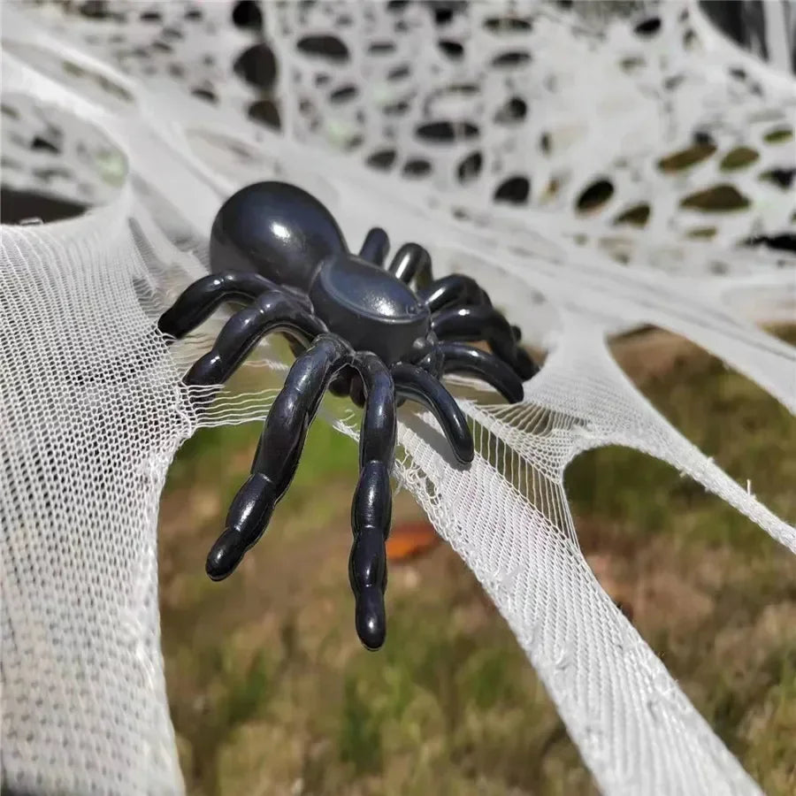 Giant Stretchy Spider Web – Halloween Outdoor Decor