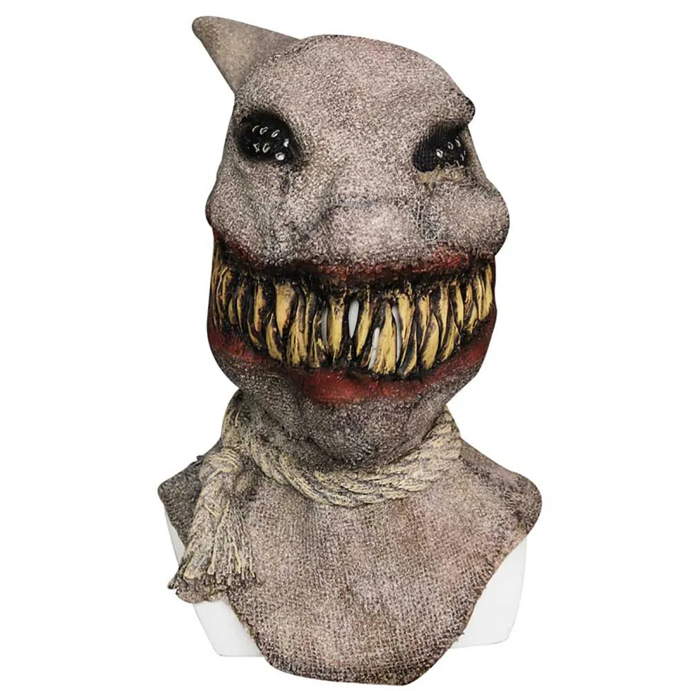 Halloween Scarecrow Mask – Creepy Burlap Cosplay Headgear