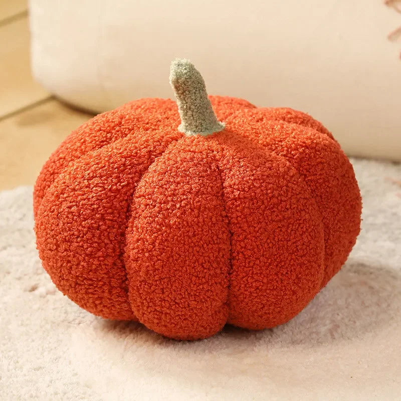 Kawaii Nordic Halloween Pumpkin Plush – Soft Stuffed Doll & Decorative Pillow