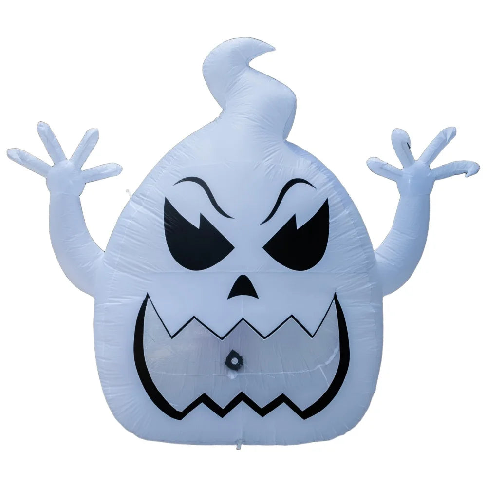 8FT Giant Mouth Ghost Inflatable – Halloween Outdoor Decor