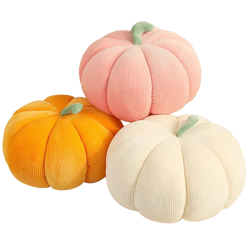 Kawaii Nordic Halloween Pumpkin Plush – Soft Stuffed Doll & Decorative Pillow