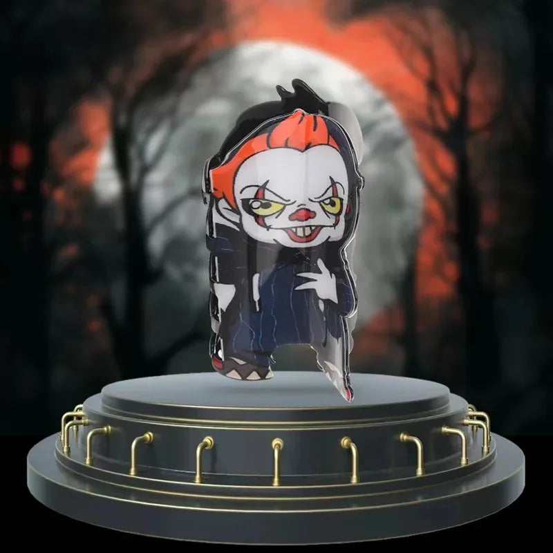 Halloween Demon Face Hair Clip – Creative Acrylic Hair Accessories