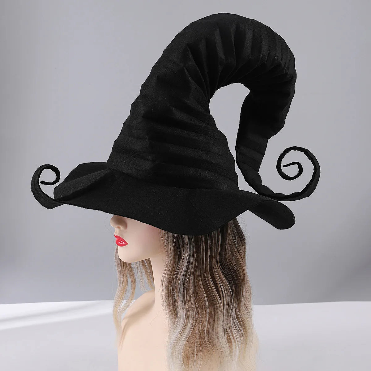 Classic Black Witch Hat – Halloween Costume Accessory