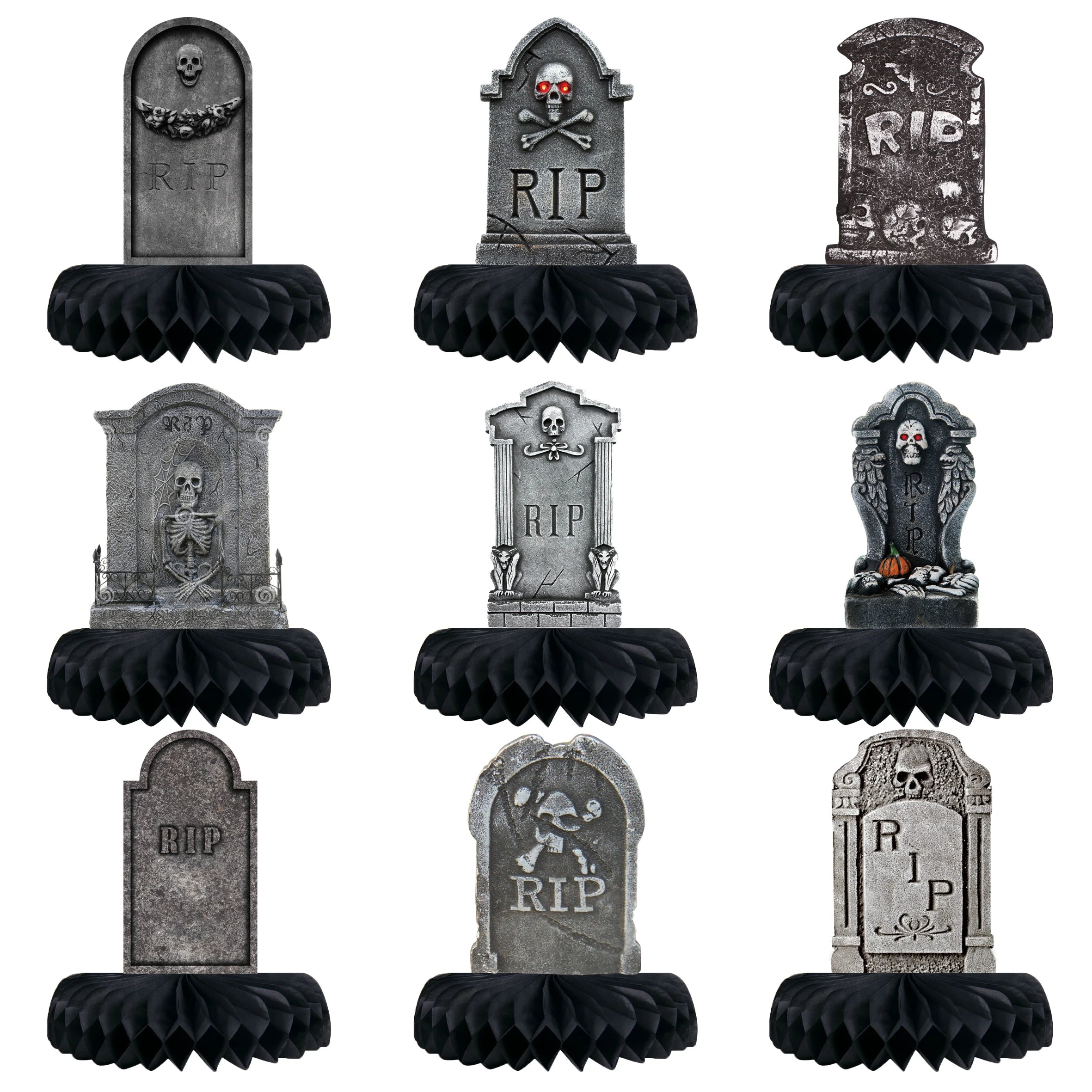 Halloween Hanging Ornaments – Skull, Pumpkin & Ghost Decor
