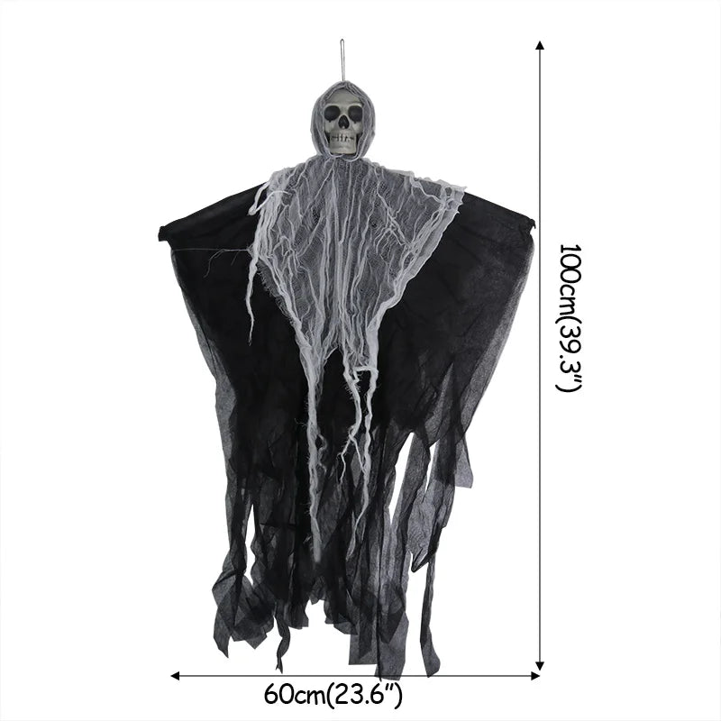 Halloween Hanging Ornaments – Skull, Pumpkin & Ghost Decor
