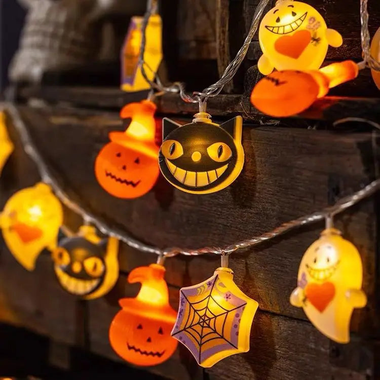 Halloween Hanging Ornaments – Skull, Pumpkin & Ghost Decor