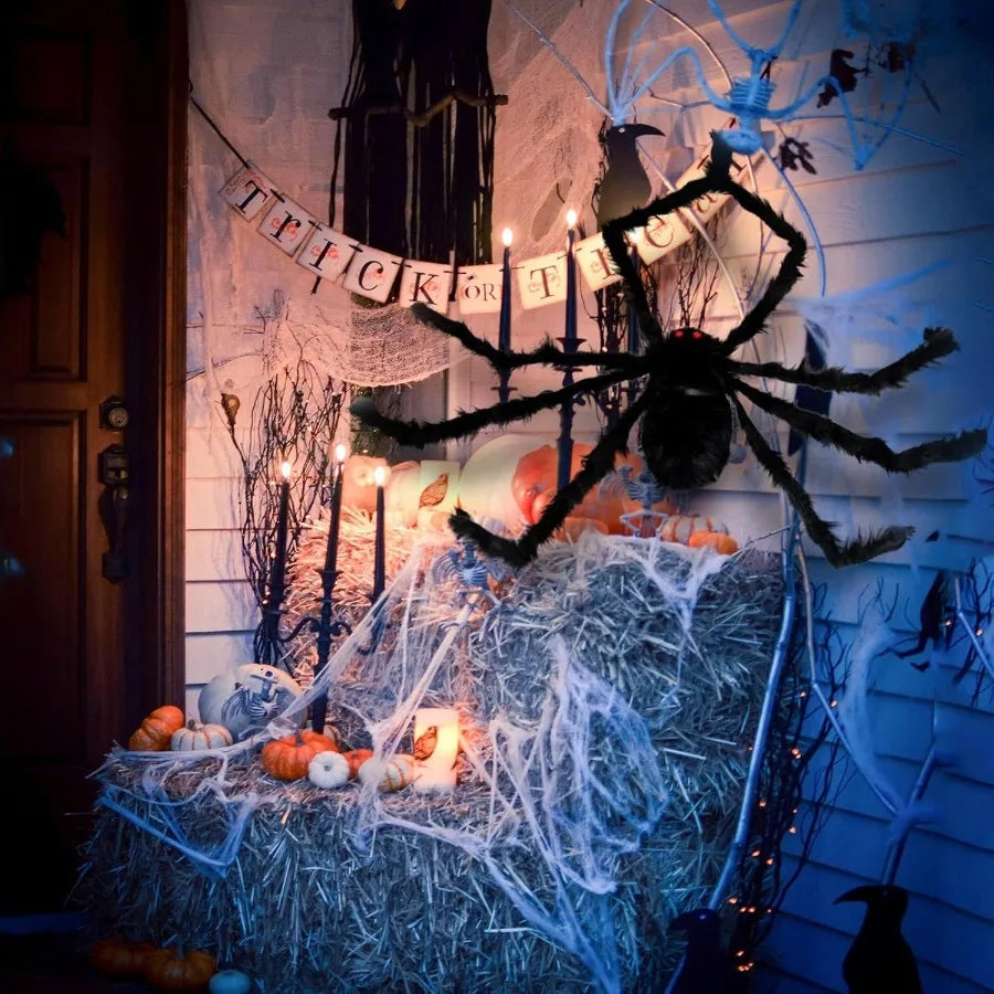 Halloween Giant Spider – Super Realistic Outdoor & Party Decoration